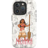 Disney Princess Moana Pattern iPhone 16 Pro Max Impact Case